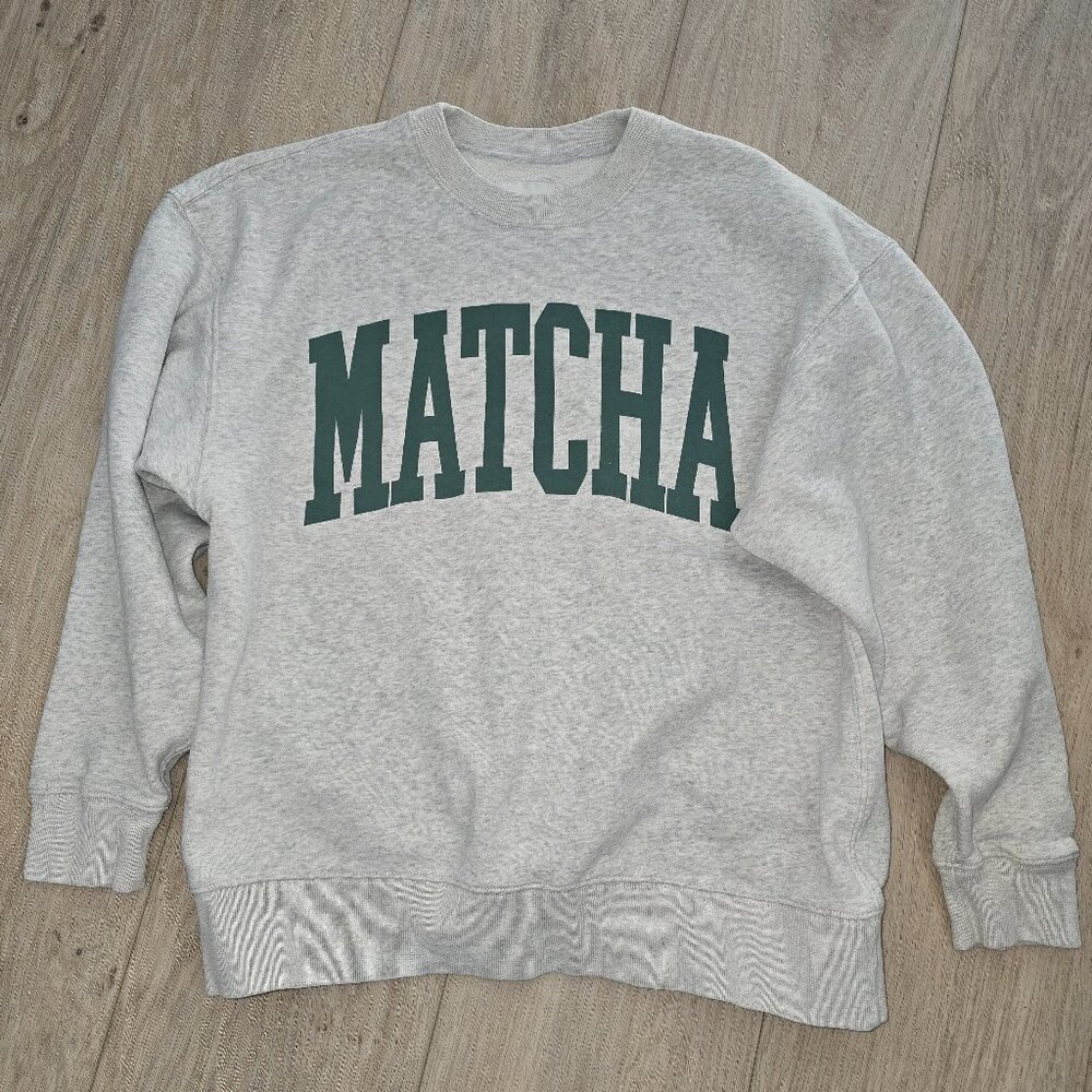 Abercrombie matcha sweatshirt